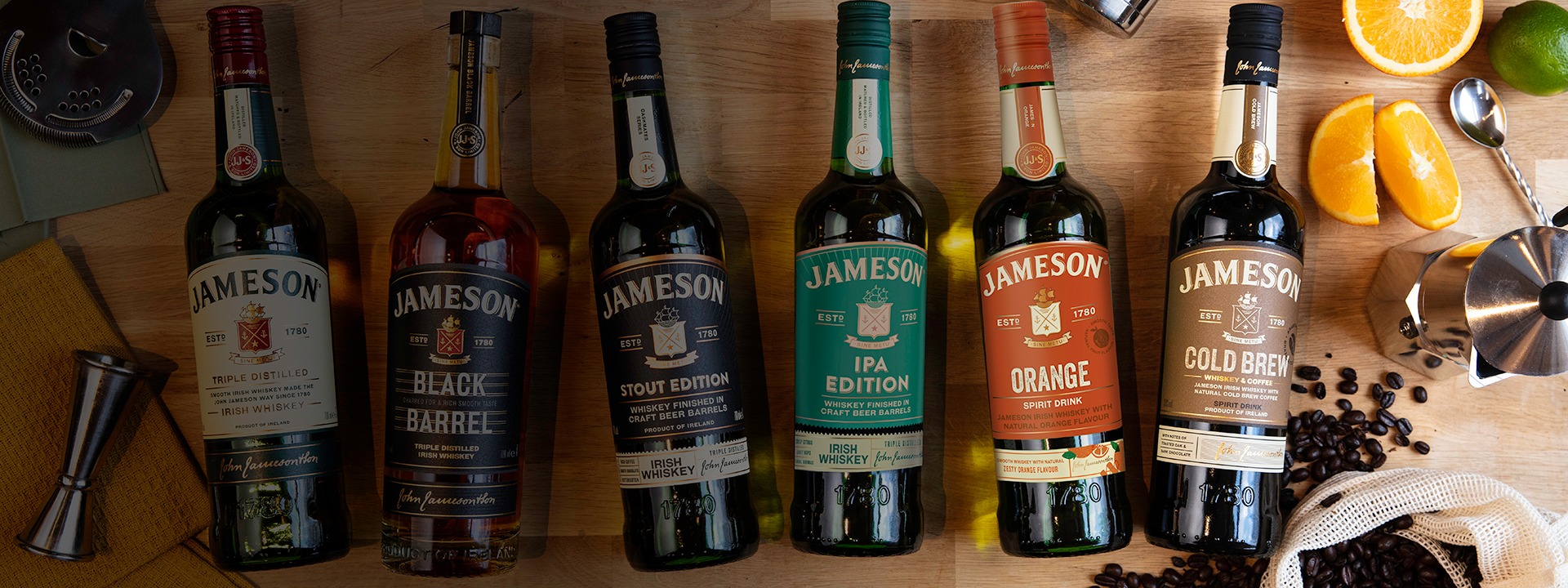 Our Family of Irish Whiskeys