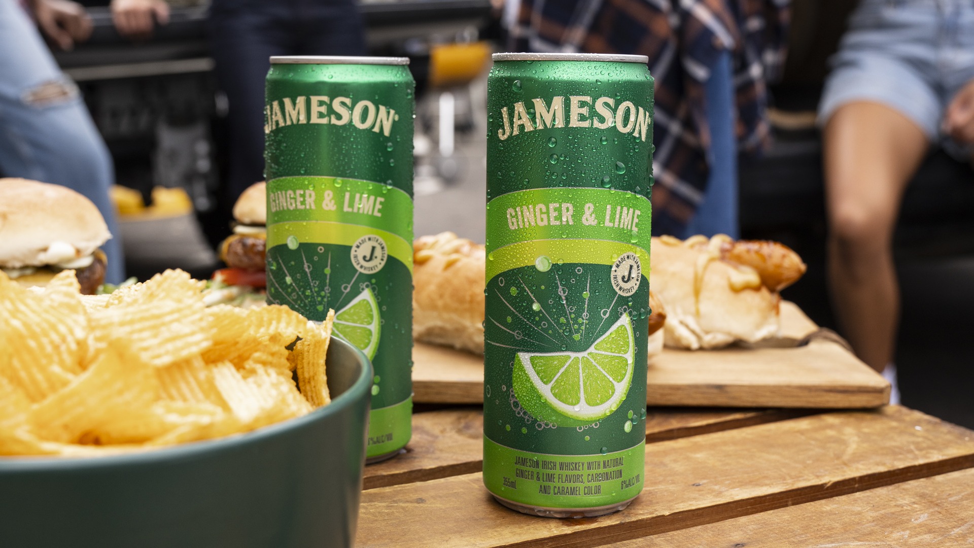 2x Jameson Irish Whiskey Ginger & Lime Cardboard Beer Mat Coaster Brand New 