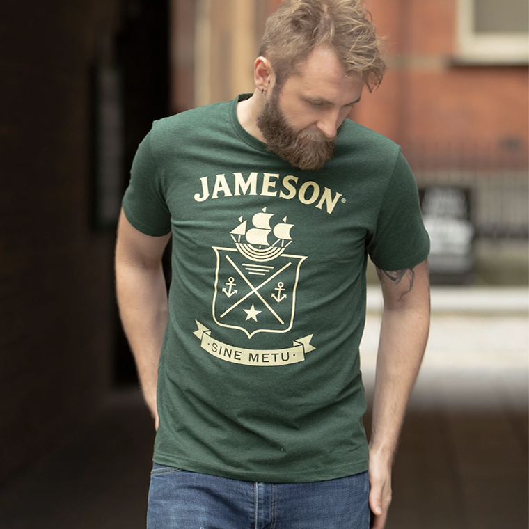 jameson full crest t shirt green