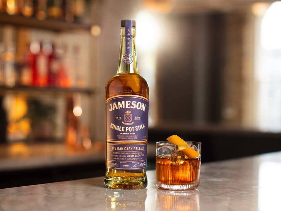 Sherry Old Fashioned Cocktail Rezept mit Jameson Single Pot Still - Jameson Whiskey