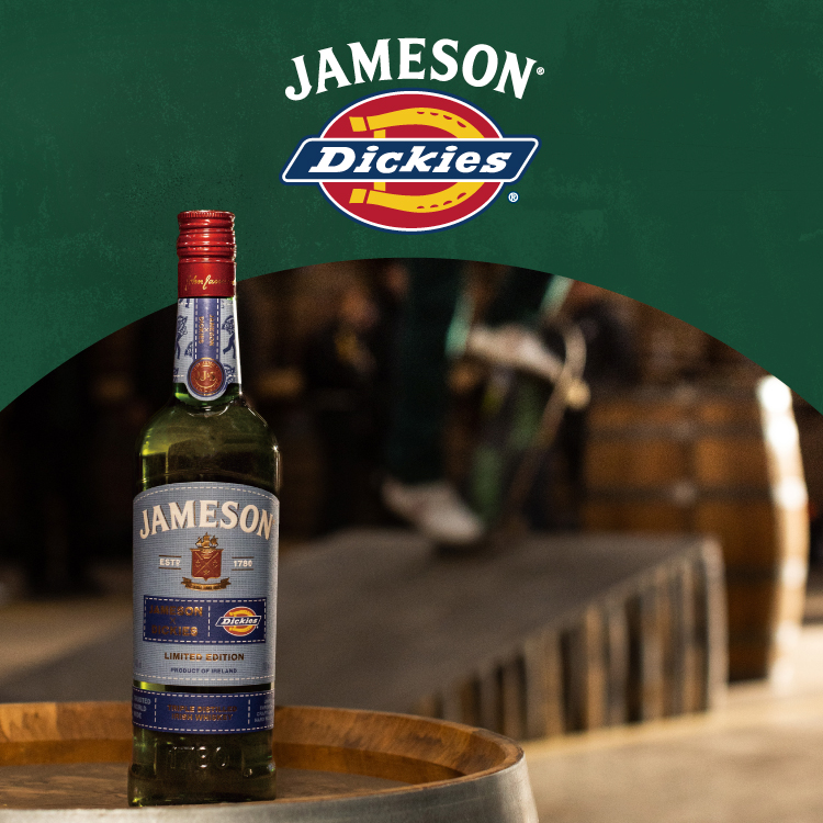 JAMESON × Dickies コラボレーション 限定デザインボトル